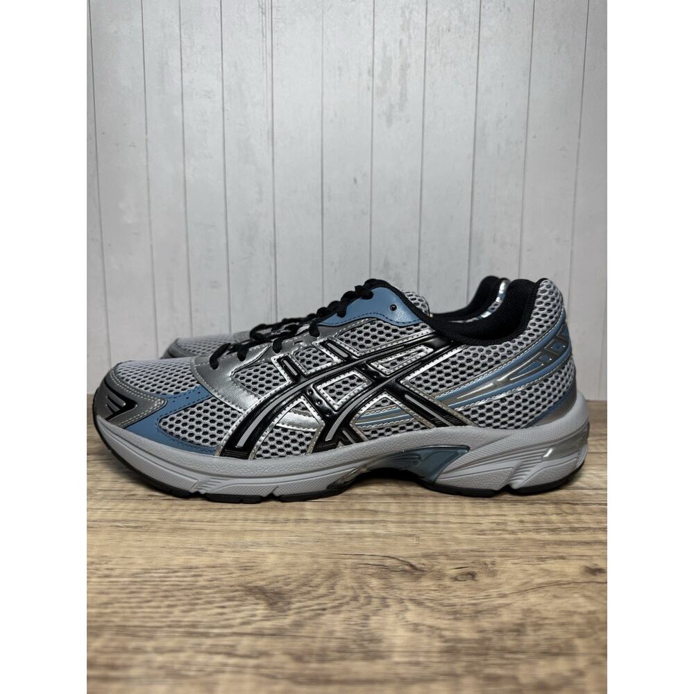 ASICS Gel 1130 “Sleet Black” Blue Silver 1203A786-020-Mens SZ 13 New Ships Now
